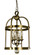 Compass Four Light Chandelier in Brushed Bronze (8|1103BB)