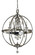 Compass Four Light Chandelier in Polished Nickel (8|1064PN)