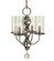 Compass Four Light Chandelier in Brushed Nickel (8|1043BN)