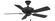 Edgewood 44 44'' Ceiling Fan in Black (26|FP9044BLW)