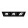 15W Multi LED Recessed Multiple in Black (40|TE613LED35401)