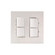 On/Off Switch Dual Duplex Stack Switch in Stainless Steel (40|EFDWPS)