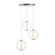 Atomo LED Chandelier in Chrome (40|45736018)