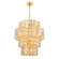 Perrene 24 Light Chandelier in Gold (40|44289028)