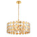 Perrene Six Light Pendant in Gold (40|44285026)