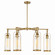 Yasmin Six Light Outdoor Chandelier in Aged gold (40|42730028)