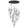 Barletta LED Chandelier in Black Anodized Aluminum (40|39465016)