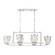 RICCA RICCA-CHD-6LT-45IN-CHR-CL in Chrome (40|38867019)