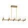 Torna LED Chandelier in Coffee Gold (40|38441011)