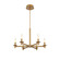 Torna LED Chandelier in Gold (40|38440014)