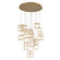 Ferro LED Chandelier in Matte Gold (40|38259012)