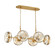Nottingham Six Light Chandelier in Antique Brass (40|38130014)