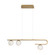 Phillimore LED Linear Chandelier in Satin Gold Paint (40|37350017)