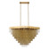 Bloomfield LED Chandelier in Antique Brush Gold (40|37096014)