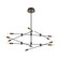 Albany LED Chandelier in Deep Black/Brass (40|37051013)