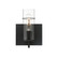 Pista One Light Wall Sconce in Black (40|34133036)
