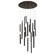 Santana LED Chandelier in Matte Black (40|31445016)