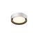 Echo LED Flush Mount in White / Black (86|E51010WTBK)