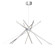 Alumilux Aster LED Pendant in Satin Aluminum (86|E41446SA)