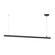 Continuum LED Linear Pendant in Black (86|E2600490BK)