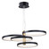 Hoopla LED Pendant in Black / Gold (86|E24326BKGLD)