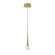 Pierce LED Pendant in Gold (86|E24221122GLD)