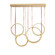 Tether LED Pendant in Natural Aged Brass (86|E24084NAB)