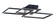 Traverse LED LED Flush / Wall Mount in Black (86|E21513BK)