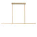 Dorian LED Linear Pendant in Gold (86|E21357GLD)