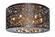 Inca LED Flush Mount in Bronze (86|E2130010BZBUL)