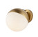 Half Moon LED Wall Sconce in Metallic Gold (86|E2036992MG)