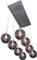 Starburst Eight Light Pendant in Polished Chrome (86|E2010724)