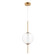 Axle LED Pendant in Gold (86|E1104024GLD)