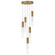 Reeds LED Pendant in Gold (86|E11015144GLD)
