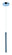 Flute LED Mini Pendant in Polished Chrome (86|E10011PC)