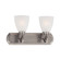 Haven Two Light Wall Lamp in Satin Pewter (45|TV0015741)