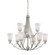 Wright Nine Light Chandelier in Matte Nickel (45|TK0012117)