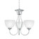 Tahoe Three Light Chandelier in Brushed Nickel (45|SL801478)