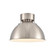 Zayne One Light Semi Flush Mount in Brushed Nickel (45|EC897341)