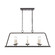 Joanie Six Light Linear Chandelier in Old Bronze (45|EC896956)