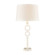 Hammered Home One Light Table Lamp in Matte White (45|D4697)