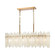 Brinicle Six Light Chandelier in White (45|D4663)