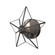 Moravian Star One Light Wall Sconce in Oil Rubbed Bronze (45|D4387)