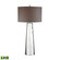 Tapered Cylinder LED Table Lamp in Silver Mercury (45|D2779LED)