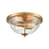 Astoria Two Light Flush Mount in Satin Gold (45|CN280235)