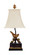 Perching Robin One Light Table Lamp in Antique Black (45|91171)