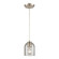 Sprinkle One Light Mini Pendant in Satin Nickel (45|854061)