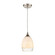 Cirrus One Light Mini Pendant in Satin Nickel (45|852141)