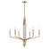 Serena Six Light Chandelier in Satin Brass (45|822966)