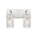 Formade Crystal Two Light Vanity in Polished Chrome (45|821912)